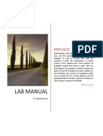 Lab Manual: Preface