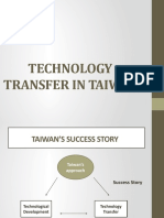 Technology Transfer in Taiwan