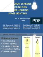 Illumination Schemes Flood Lighting Stadium Lighting Stage Lighting