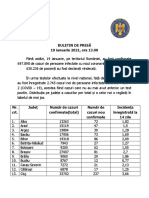 Buletin de Presă 19 Ianuarie 2021