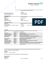 Soliphant M FTM51 - Final Inspection Protocol - SERNR - R705FB0107A (En)