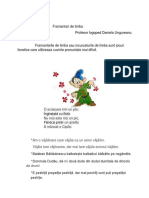 Framantari de Limba - DU PDF