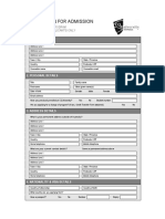 CQU Application Form