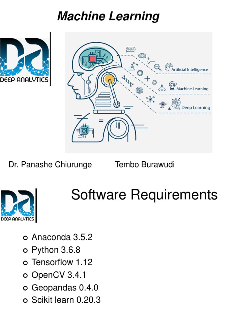 Essential Software and Packages for Machine Learning Projects Using ...