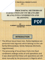 Locust Beans Processing PROPOSAL SLIDE