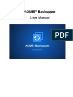 Aomei Backupper: User Manual