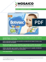 Ficha Tecnica PAÑAL BABYSEC ULTRAPROTECT ETAPA 3