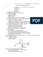 Test Tectonica Placilor