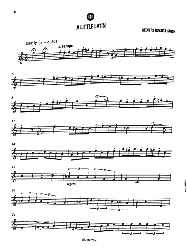A Little Latin Jazz Recorder PDF PDF