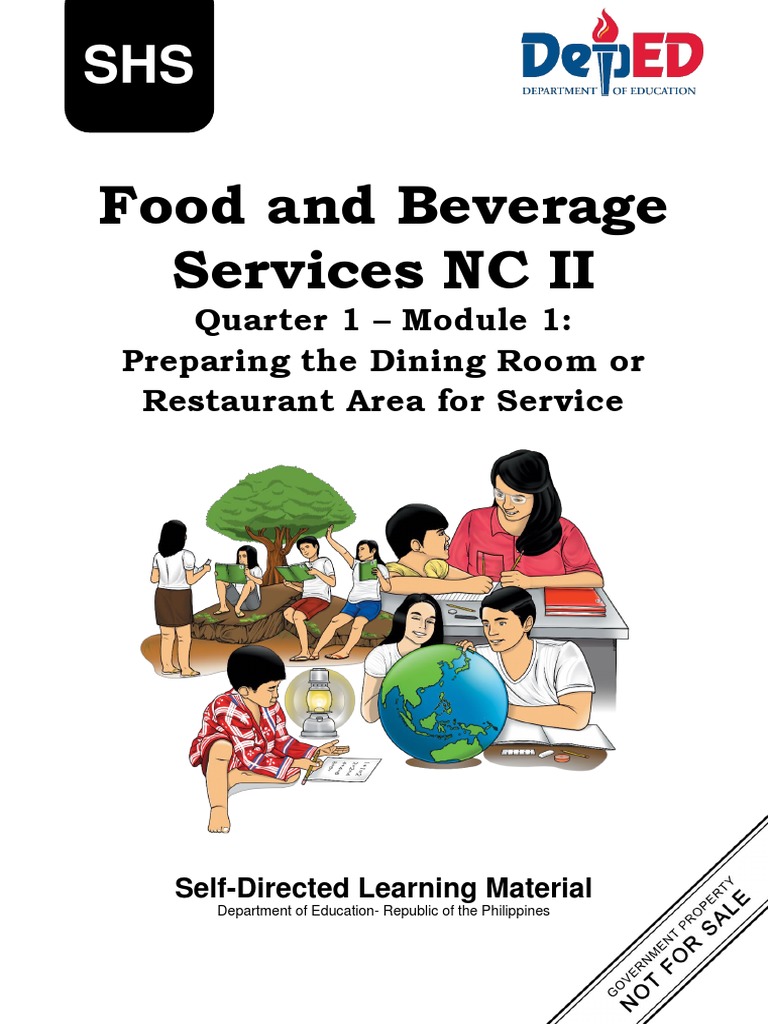 Q1 TLE Food and Beverage Services NC II Module 1 | PDF | Tableware ...