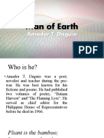 Man of Earth Man of Earth: Amador T. Daguio