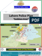 Lahore Police Plan: "Lockdown Areas"