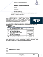 Informe #031 Solicito Aprobacion de Conformacion de Comite de Recepcion de Obra - Muro de Proteccion