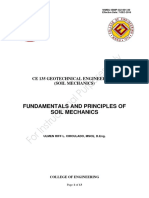 Fundamentals and Principles of Soil Mechanics