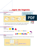 Juegos de Ingenio para Tercero de Primaria