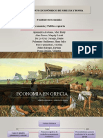 Pensamiento económico de Grecia y Roma