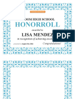 Honorroll: Lisa Mendez