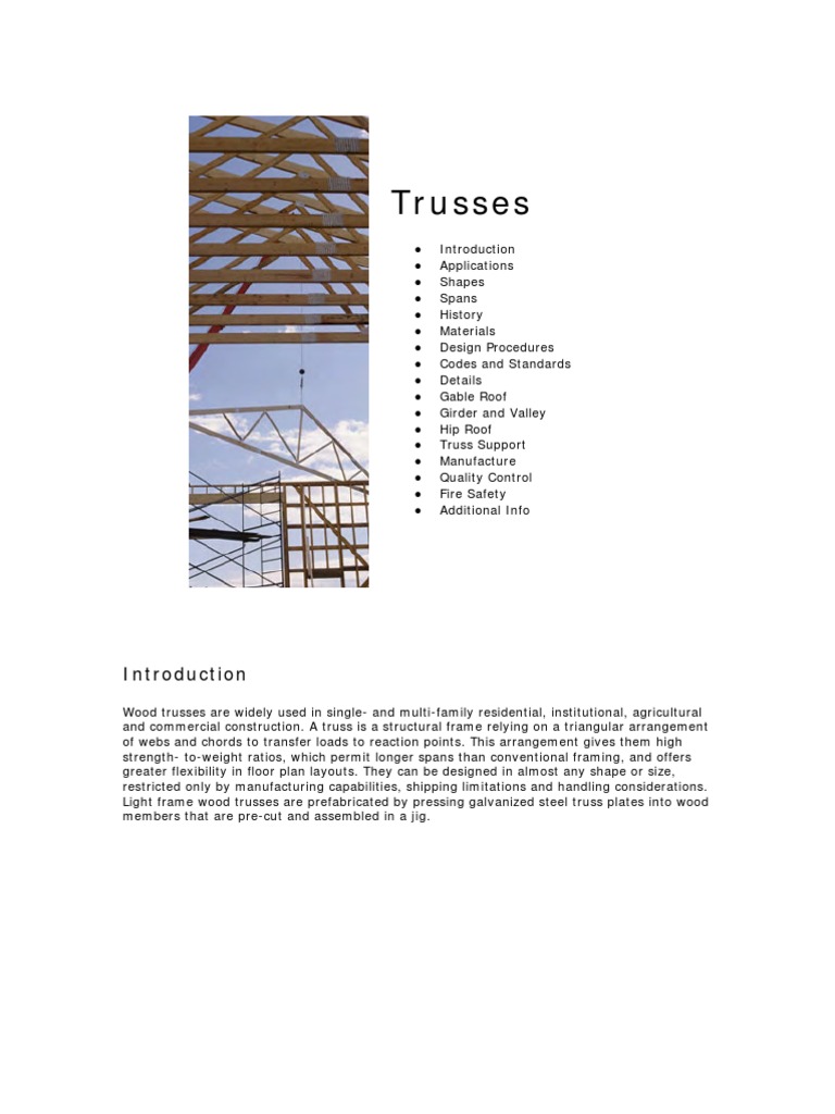 Trusses | PDF