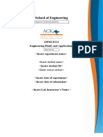 Lab Report Template - 15FMCE211