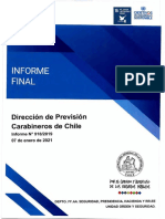 Informe Final 918-2019 Dirección de Previsión de Carabineros de Chile, Auditoria A La Situación Financiera Presupuestaria - Enero 2021