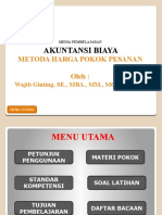 Metoda Harga Pokok Pesanan