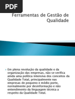 Ferramentas de Gestão de Qualidade