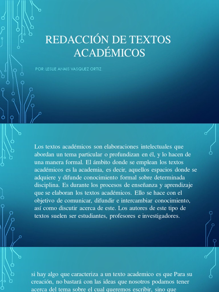 Tipos y Ejemplos de Textos Académicos | PDF