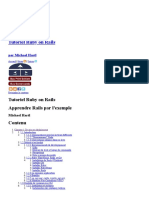Tutoriel Ruby On Rails - Apprendre Rails Par L'exemple Chap1 - Le Livre Tutoriel Ruby On Rails 3 and Screencasts - Par Michael Hartl
