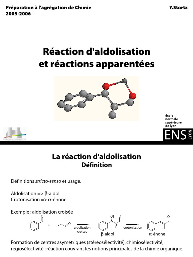 Mécanismes de l'aldolisation et crotonisation | PDF | Chimie organique ...
