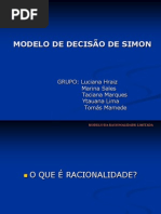 10 - MODELO DE DECISÃO DE SIMON
