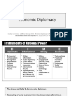 Economic Diplomacy: International Studies Encyclopedia, Vol. II, PP 1216-1227. Wiley Blackwell