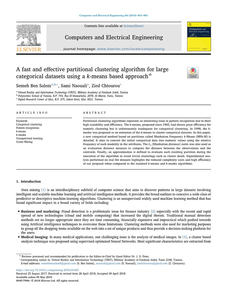 A Fast and Effective Partitional Clustering Algorithm For Large ...