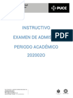 Instructivo y Temario - 202002O