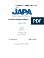 Universidad Abierta para Adultos: Escuela de Ciencias Jurídicas Y Politicas