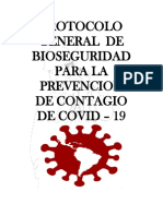 SST-PL-001 Protocolo General de Bioseguridad para La Prevencion de Contagio de Covid-19 Anmetalmec Sas PDF