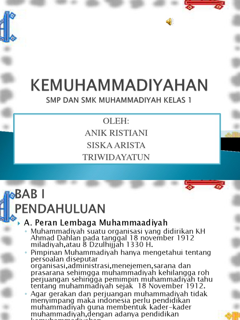 Kemuhammadiyahan Kls 1 Pdf