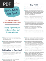 How To Talk To Kids About The Environment and Climate Change