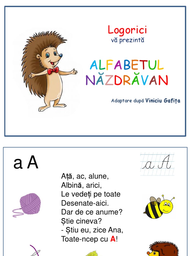 Poeziile Alfabetului PDF | PDF