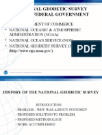 National Geodetic Survey in The Federal Government