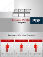 9041 Document Workflow Powerpoint Template