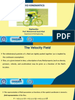 Hydraulics Velocity Field