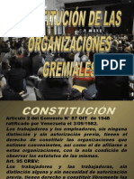 Constitución de Las Organizaciones Gremiales