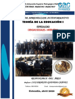 TEOR. EDUCACIÓN I 1. Guía de Aprendizaje2020 PDF