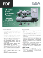 GL Series Screw Compressor Package: Gea Fes, Inc | PDF | Machines ...