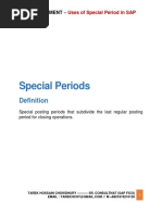 Document: Uses of Special Period in SAP PDF