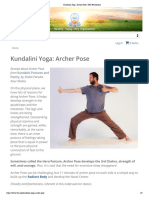 Archer Pose - Kundalini Yoga