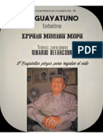 EL GUAYATUNO. Torbellino. Efraín Medina Mora. Transc. para piano Gerardo Betancourt.