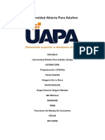 Tarea Semana VIII Programacion I Uapa