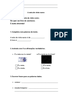 A Nota de 20 Euros - Interpretação de Texto