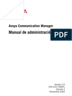 Guía de Administración para Avaya Communication Manager (Básico)